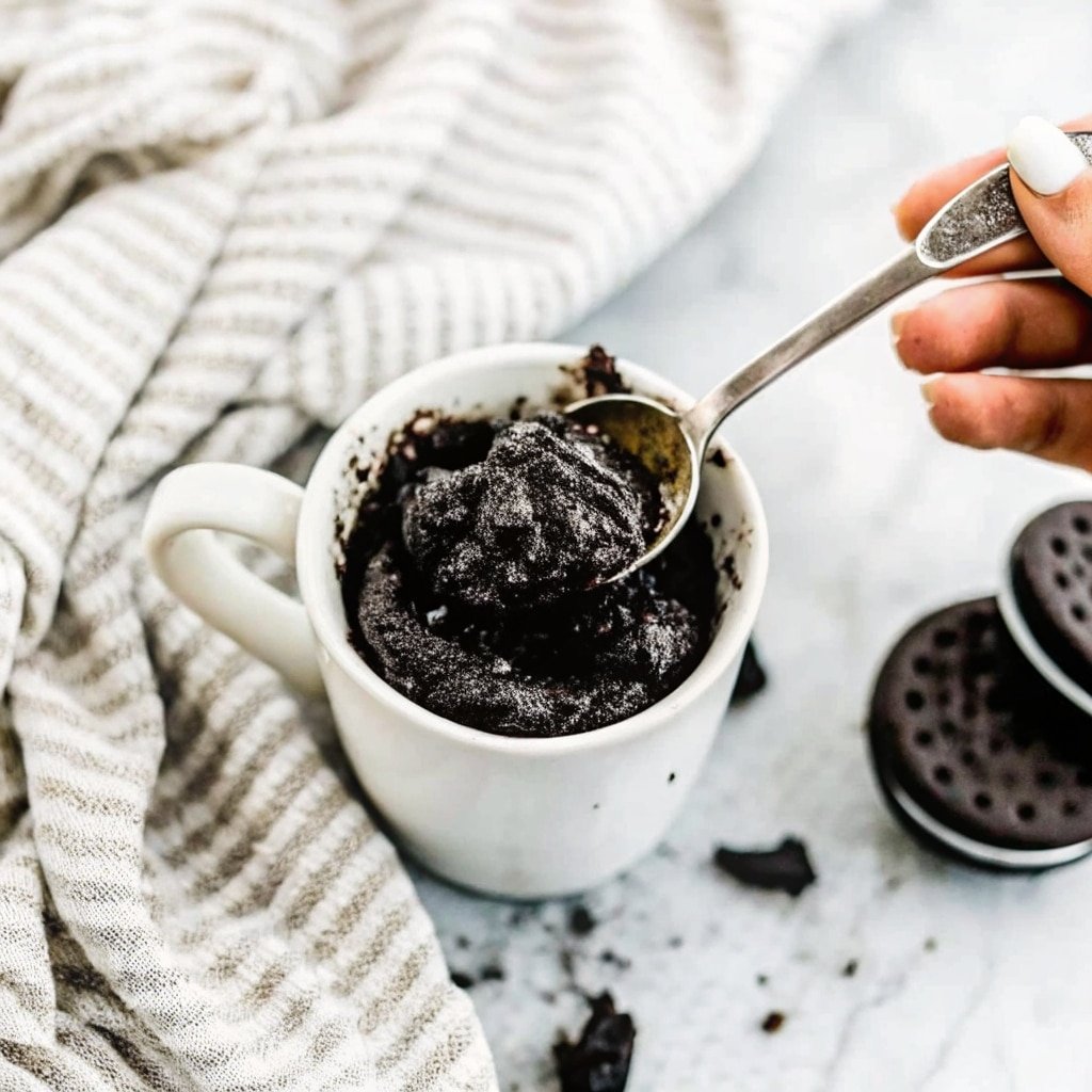 Oreo Cake Mug Recipe: Gooey 2-Ingredient Dessert in Minutes 7 Oreo mug cake served with toppings