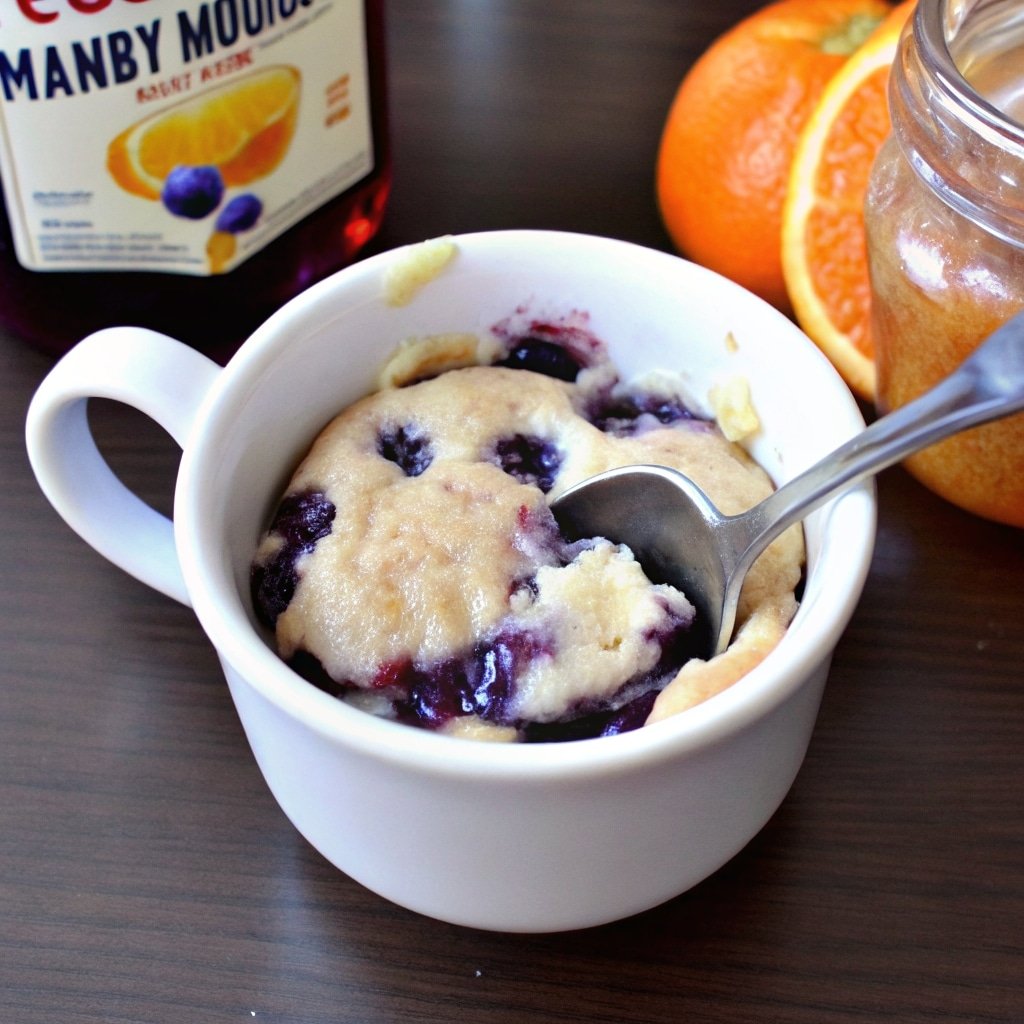 Blueberry Muffin in a Mug: Quick, Sweet & Microwave-Ready 9 blueberry muffin in a mug recipe card