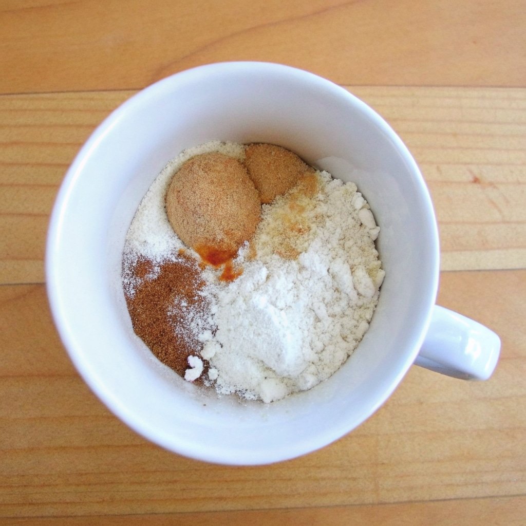 Blueberry Muffin in a Mug: Quick, Sweet & Microwave-Ready 8 mixing blueberry muffin in a mug batter
