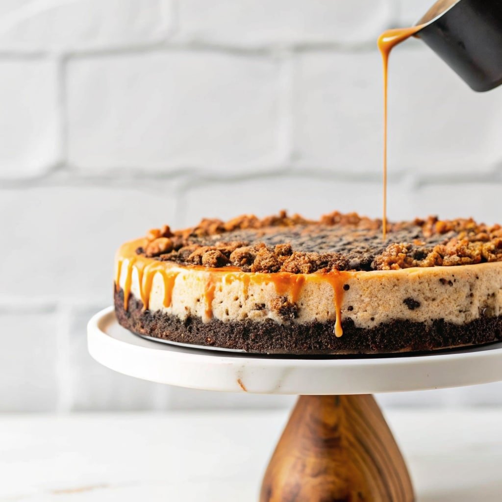 Butterfinger Caramel Cheesecake Bars – Easy Candy Crunch Dessert 9 Butterfinger caramel cheesecake bars ready