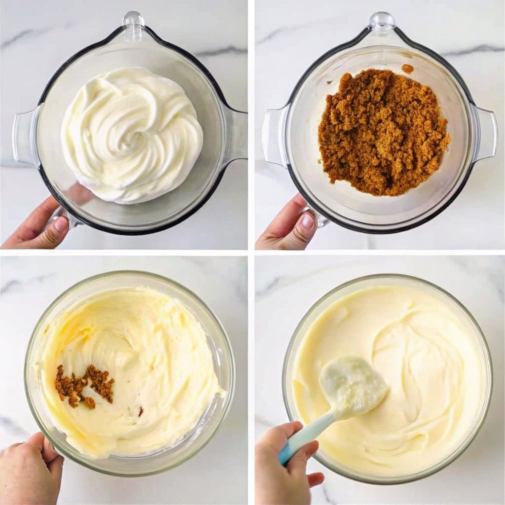 Butterfinger Caramel Cheesecake Bars – Easy Candy Crunch Dessert 8 Steps to make butterfinger caramel cheesecake bars