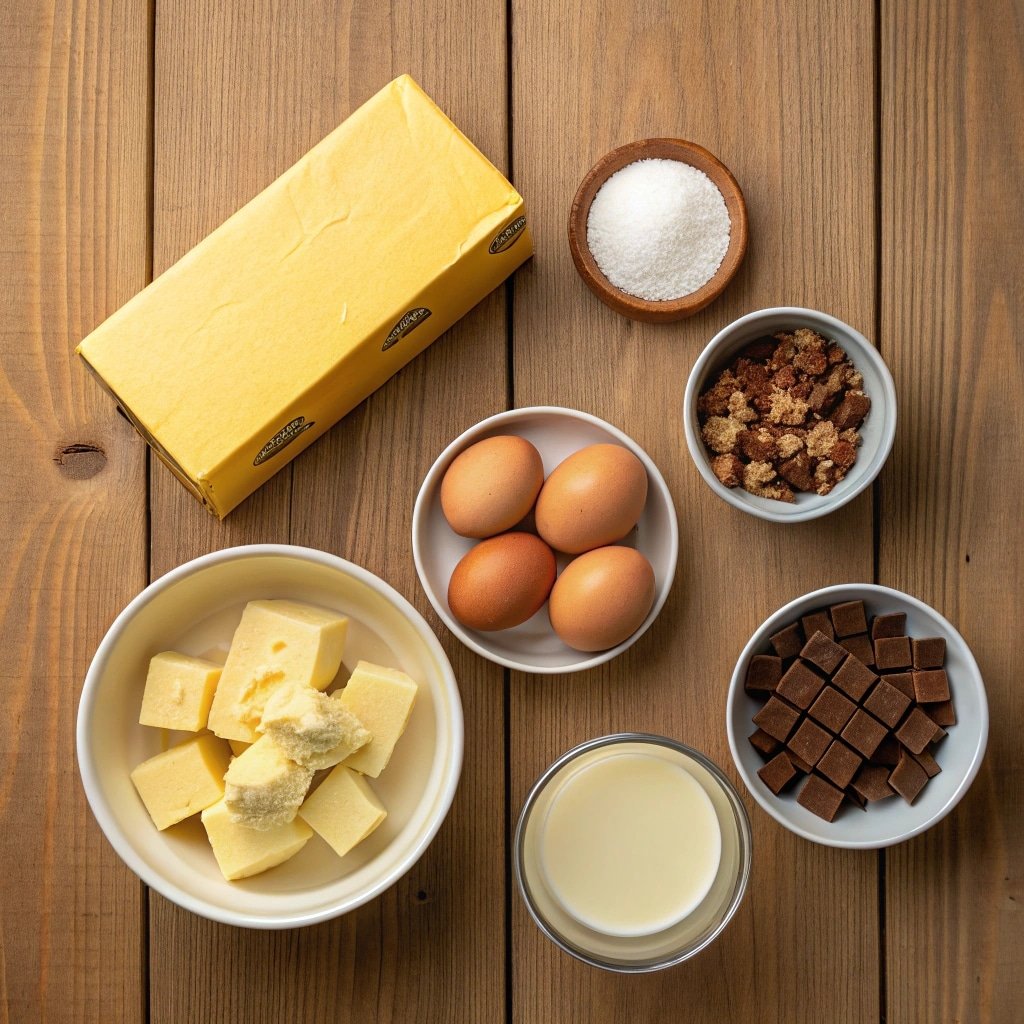 Cake Mix Toffee Bars: Gooey, Easy Dessert from a Boxed Mix 6 Ingredients for cake mix toffee bars on table