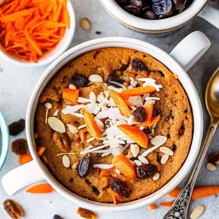 Carrot Mug Cake: Quick, Healthy, and Delicious in Minutes 5 carrot mug cake recipe card