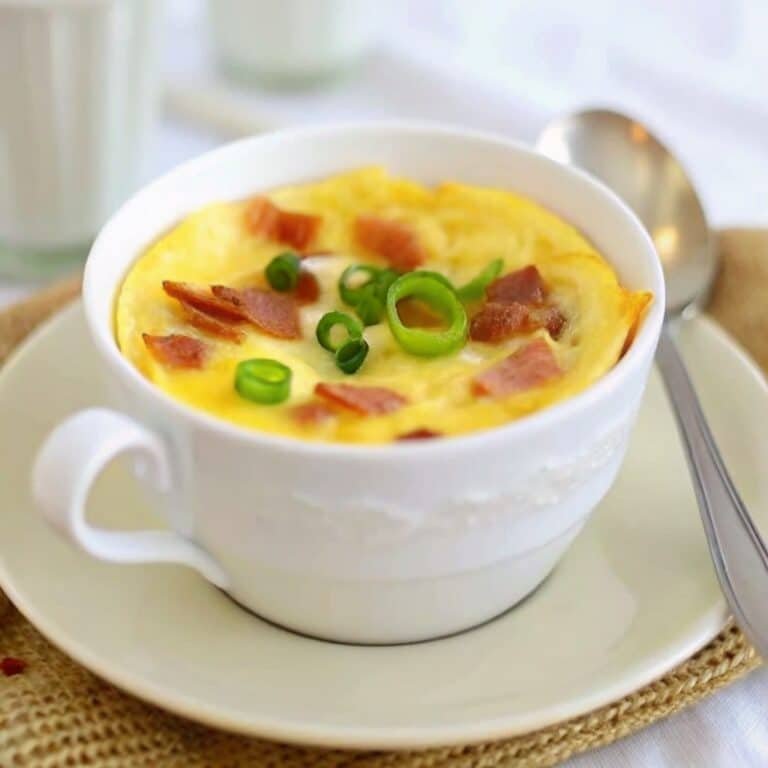 Microwave Mug Quiche Recipe That’s Quick, Healthy, and Delicious 5 freshly cooked microwave mug quiche