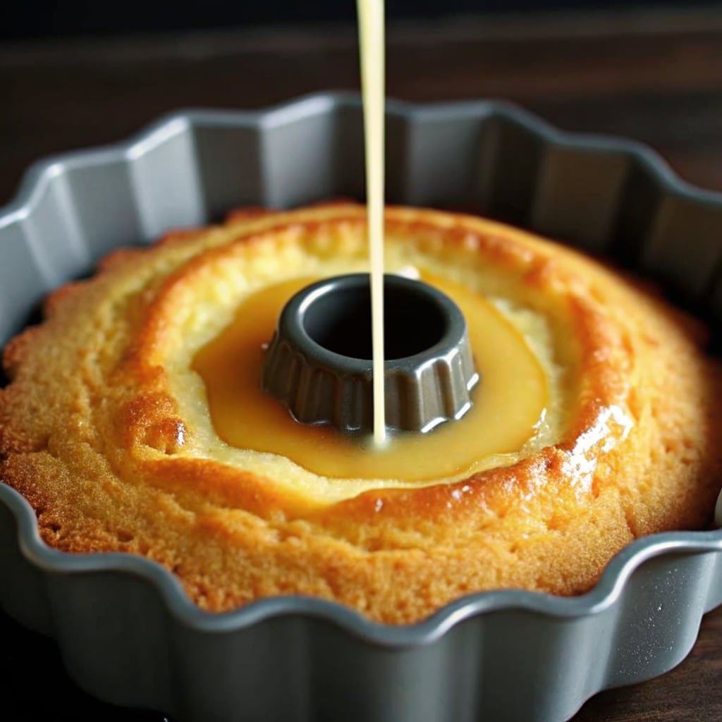 Pineapple Juice Cake – A Moist Southern Favorite Everyone Craves 9 Pouring pineapple cake
